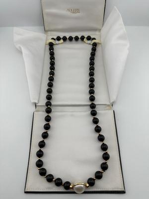 Black Onyx Necklace (See Details)