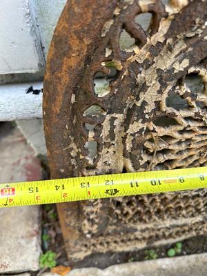 Antique Iron Fireplace Covers