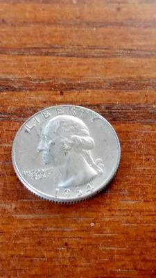 LOT 119 1964-D SILVER QUARTER
