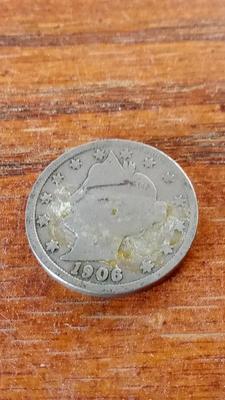 LOT 121 1906 LIBERTY HEAD NICKEL