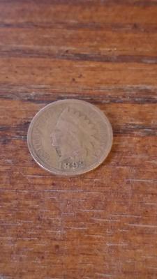 LOT 122 1899 INDIAN HEAD PENNY