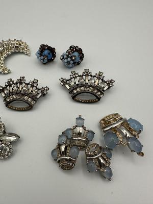 Earrings & Brooches Lot