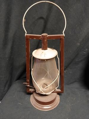Vintage kerosene lantern marked Dietz New York Victor