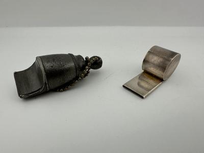 Vintage Metal & Sterling Whistles