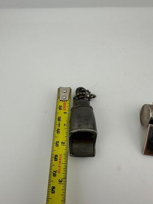 Vintage Metal & Sterling Whistles