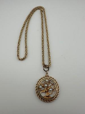 Italian “Tree of Life” Gold Necklace