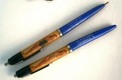 Estate accumulation of old pens and pencils