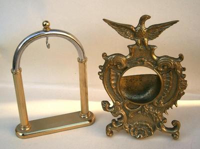 2 Brass Pocket Watch Holders
