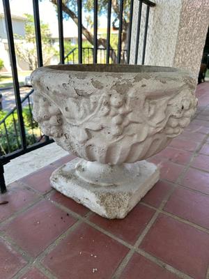 Large Cement Planter