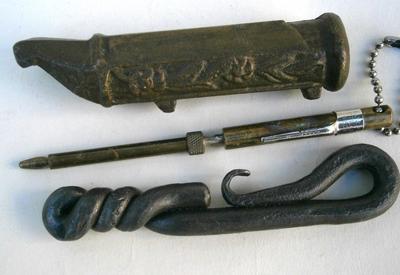 Vintage Hand Wrought Iron Hook