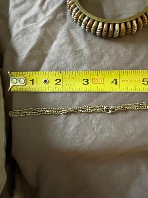 VINTAGE BRASSY BELL NECKLACE