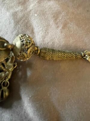VINTAGE BRASSY BELL NECKLACE