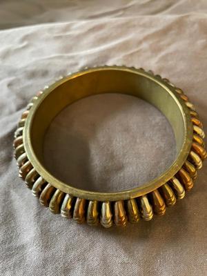 VINTAGE BRASSY BELL NECKLACE