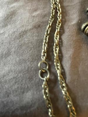 VINTAGE BRASSY BELL NECKLACE