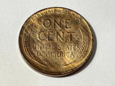 1913-P UNCIRCULATED BROWN/R&B CONDITION LINCOLN PREOWNED FROM AN ESTATE AS PICTURED. COIN #5. FREE SHIPPING.