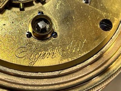 Antique Elgin G. M. Wheeler Presentation Key Wind Gold Filled Pocket Watch c1865-1885 in Good Working Order/Condition.