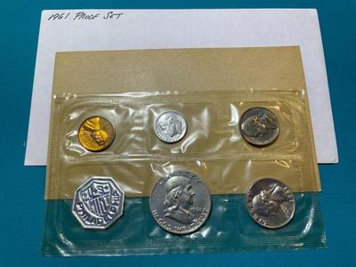 1961 U.S. Proof Set as Pictured.
