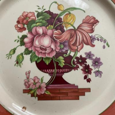 Vintage 45-50-Piece Villeroy & Boch Fiorello Pattern Dinnerware Partial Set w/7 Dinner Plates, Platter, Chop Plate Etc.