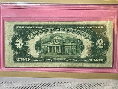 Series of 1928-F Red Seal *Star* 03528533A United States Note in Circulated Condition as Pictured.