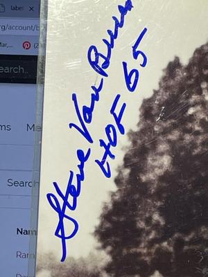 Steve Van Buren Hall of Famer Autographed Signed 8X10 Philadelphia Eagles Photograph as Pic'd.