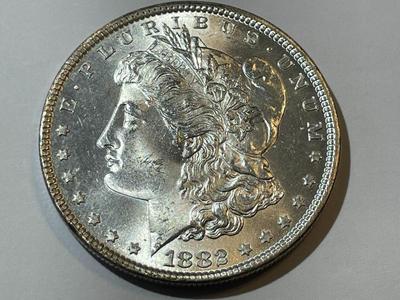 1882-P MS64/65 CONDITION MORGAN SILVER DOLLAR VERY NICE CONDITION.