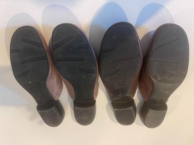 Brand New 2 pairs of leather flats from Bandolino in size 6.5