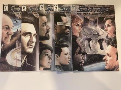 Star Trek: The Next Generation: Through The Mirror Issues #1-5
