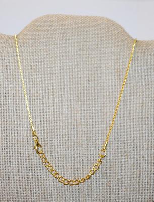 Large Deep Red HEART Stone PENDANT (1" x 1") with Accents on a Gold Tone ADJUSTABLE Necklace Chain 15"-17" L