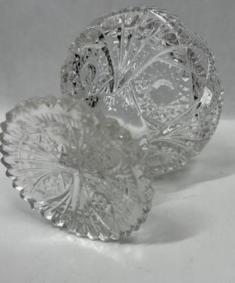 2 pc lot APG glass serving dishes