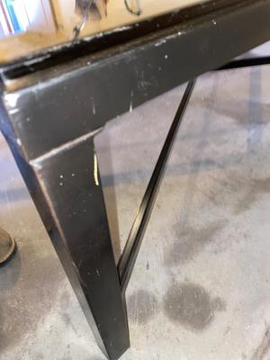 GLASS TOP COFFEE TABLE