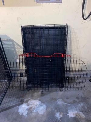 ANIMAL KENNEL WITH OUTSIDE AREA GATE