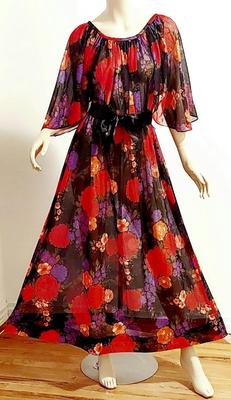 Vtg 1960s-70s Solo San Francisco Maxi Fluid