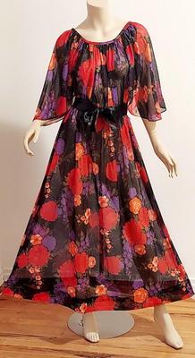 Vtg 1960s-70s Solo San Francisco Maxi Fluid