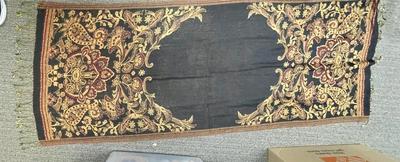Wrap Shawl Black, Rose, Gold silk mix? soft light material