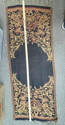 Wrap Shawl Black, Rose, Gold silk mix? soft light material