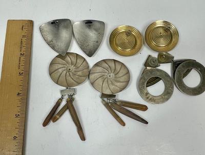 Vintage earrings lot of 4 sets