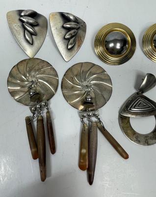 Vintage earrings lot of 4 sets