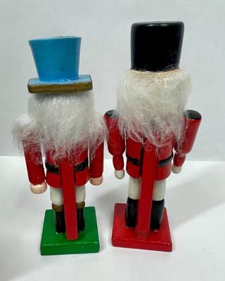 vintage Christmas nutcracker soldiers lot of two