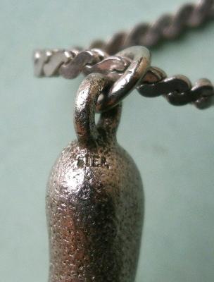 Sterling Silver Horn and Chain