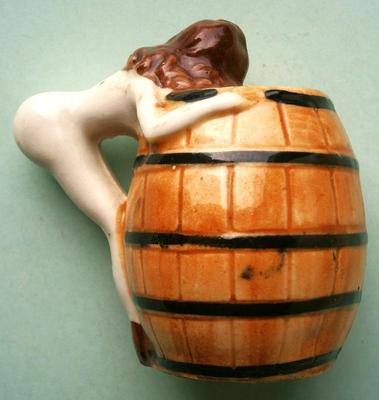 Vintage Risque Naked Woman Salt Shaker