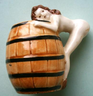 Vintage Risque Naked Woman Salt Shaker