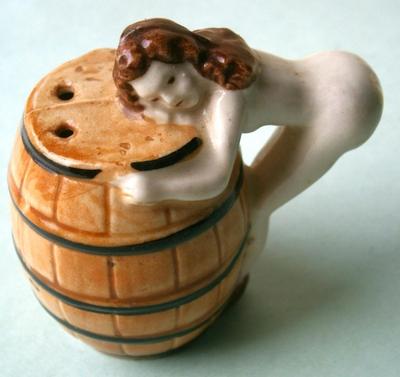 Vintage Risque Naked Woman Salt Shaker