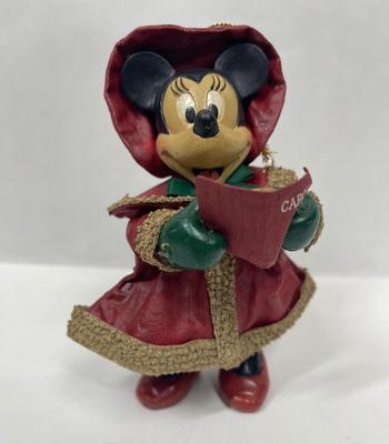Minnie Mouse Christmas Caroler Ornament The Walt Disney Company World Kurt Adler Santa's World