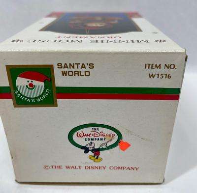Minnie Mouse Christmas Caroler Ornament The Walt Disney Company World Kurt Adler Santa's World