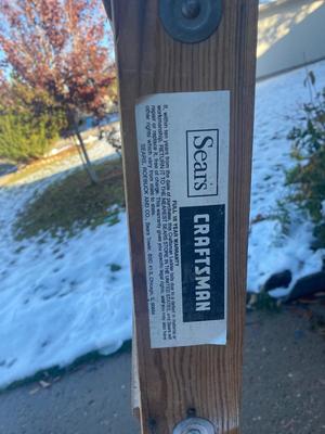 10’ & 6’ SEARS WOODEN TYPE 1 LADDERS
