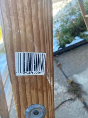 10’ & 6’ SEARS WOODEN TYPE 1 LADDERS