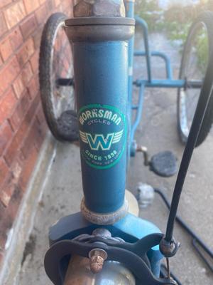 WORKSMAN ADULT SIZE TRICYCLE WITH EXTRAS