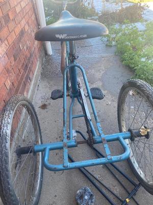 WORKSMAN ADULT SIZE TRICYCLE WITH EXTRAS