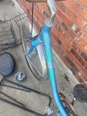 WORKSMAN ADULT SIZE TRICYCLE WITH EXTRAS