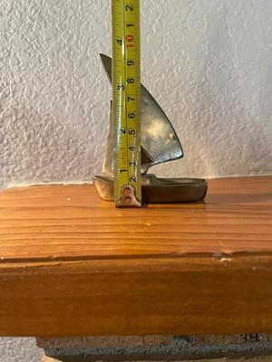 2 BRASS SAILBOATS